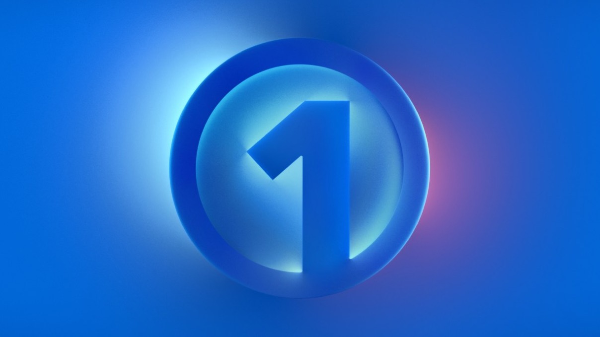 Le visuel officiel d'annonce de Meta One, un gros chiffre 1 dans un cercle sur fond bleu