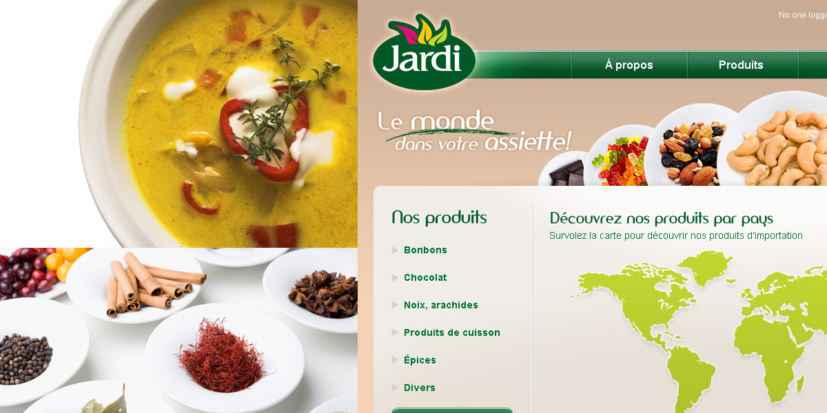 Site web — Aliments Jardi