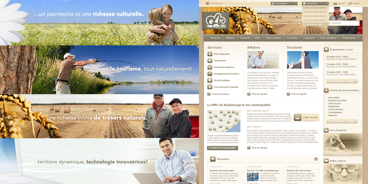 Site web — MRC de Maskinongé
